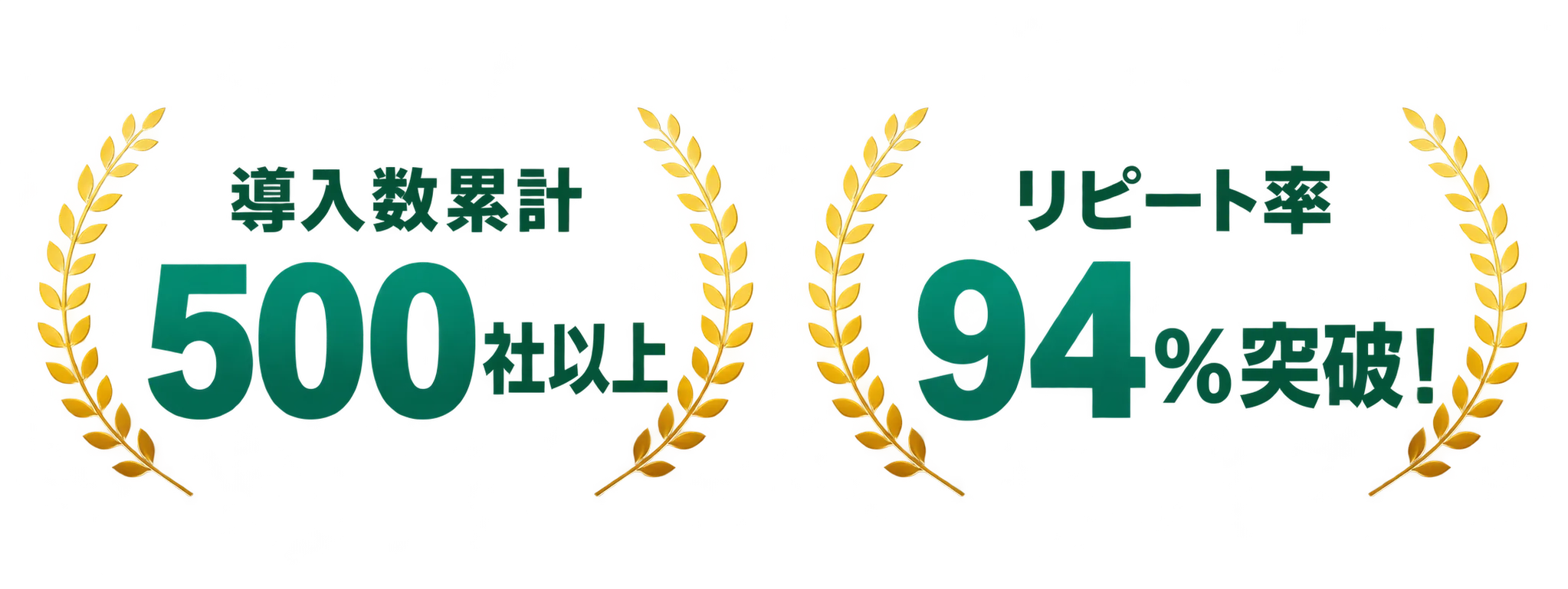 導入数累計500社以上